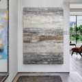 Smear Design Modern Heavy Texture Artist Handmade Abstract Wall Art Painting for Room Outfit