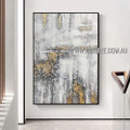 Splashes Design Modern Heavy Texture Artist Handmade Abstract Wall Art Painting for Room Finery