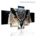 Real Owl Bird Modern Over Size Artwork Photo Canvas Print for Room Wall Garnish