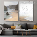 12 Apostles Mountains Landscape Modern Framed Wall Art Picture 2 Panel Canvas Print for Room Adornment