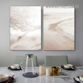 Twig Scandinavian Landscape Painting Picture 2 Piece Wall Art Prints for Room Garnish