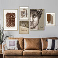 Dont Quit Your Day Dream Quotes Cheap 5 Multi Panel Vintage Wall Art Photograph Abstract Canvas Print for Room Assortment