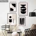 Half Scansion Maculas Spots Abstract Geometric Photograph Scandinavian 4 Piece Wall Set Canvas Print Art for Room Flourish