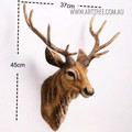 Deer Head Animal Resin Material Modern Sculpture Size