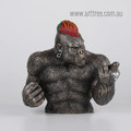 Indignant Gorilla Animal Modern Figurine Resin Art Sculpture For Home Decor