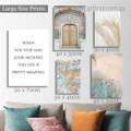 When You Stop Spots Quotes 5 Multi Panel Modern Painting Set Photograph Stretched Abstract Canvas Print for Room Ornament