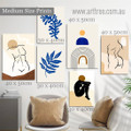 Nude Matron Mackles Spots Abstract Figure 6 Multi Panel Buy Scandinavian Stretched Painting Set Photograph Print on Canvas for Wall Hanging Equipment