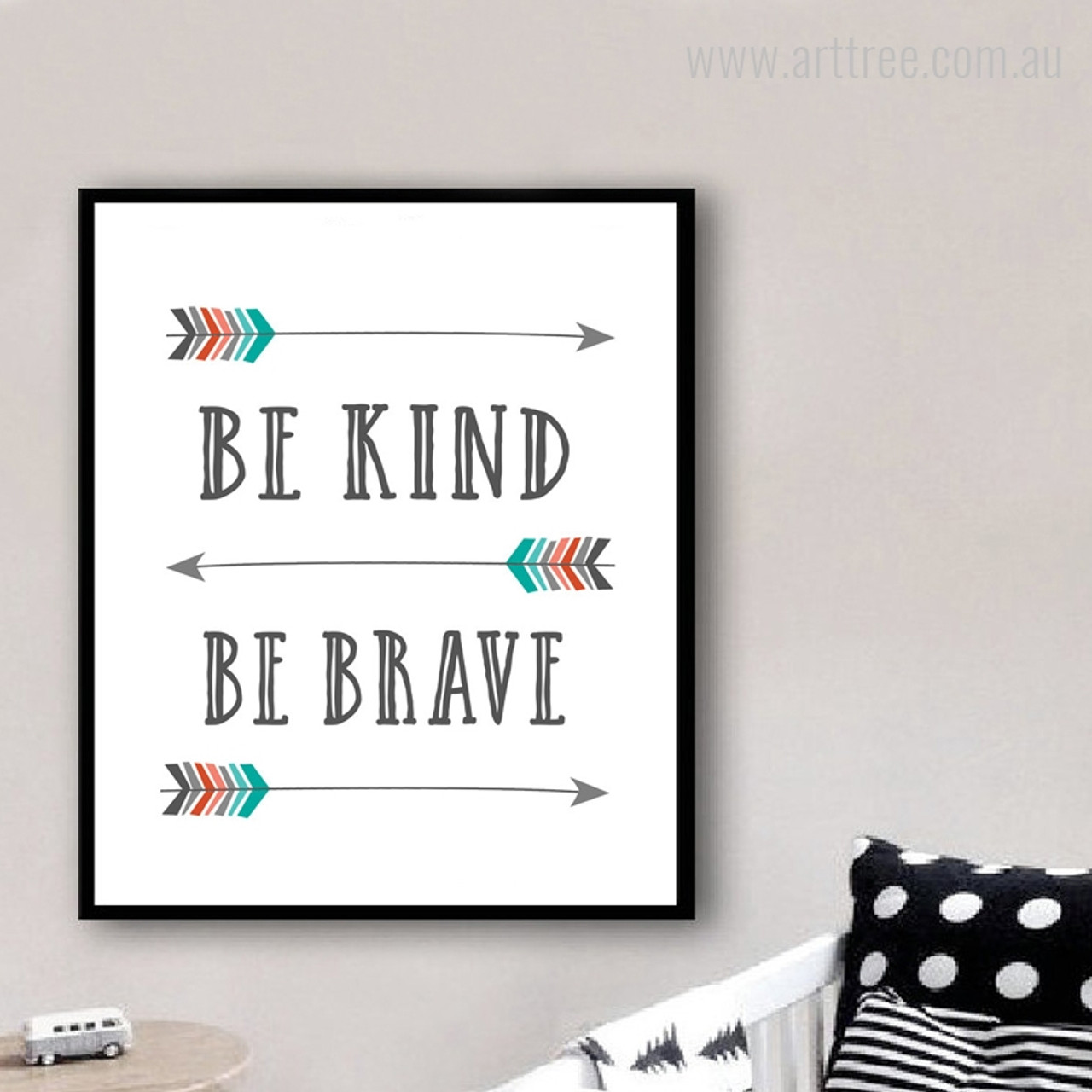 Be Kind Be Brave - arttree.com.au