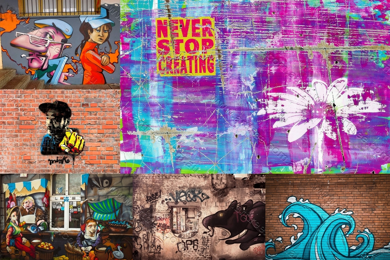 Never Stop Creating Graffiti Street Art - arttree.com.au