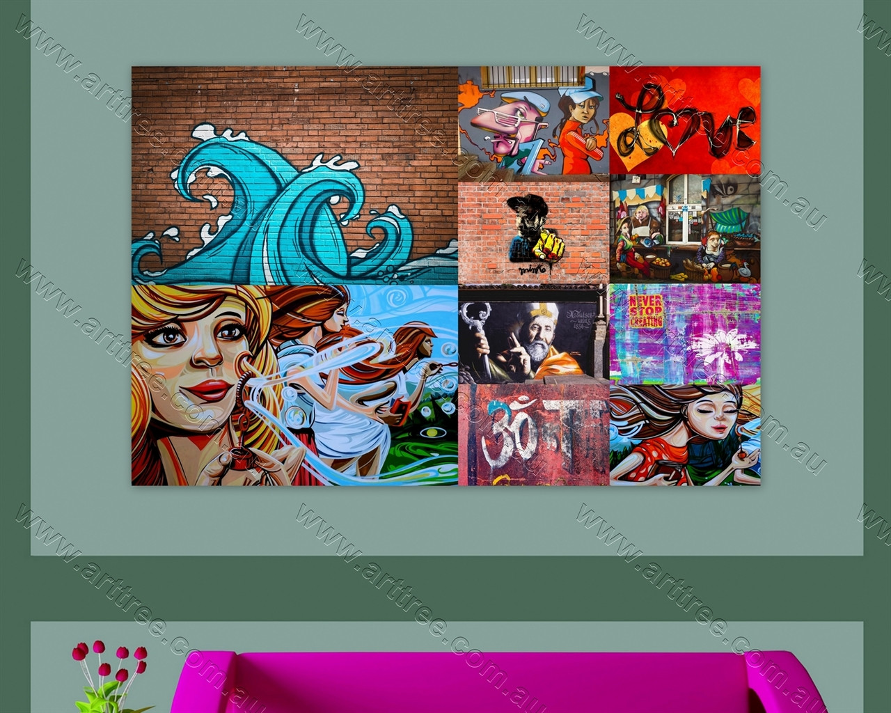 Tableau Street Art New York: Oeuvre Urbaine Unique | IA Galerie