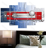 Shop Online 6 Top 5 Piece Abstract Prints On Canvas Australia