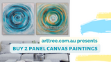 Buy 2 Panel Canvas Painting Video