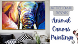 Animal Canvas Paintings Video