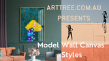 Model Wall Canvas Styles Video