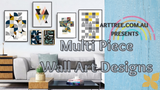 Multi Piece Wall Art Designs Video