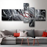 Grand 5 Piece Abstract Painting for Home Decor