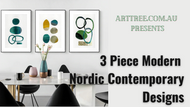 3 Piece Modern Nordic Contemporary Designs Video