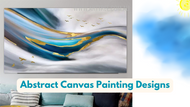 Abstract Canvas Painting Video