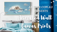 Animated Wall Canvas Prints Video for Home Decoration