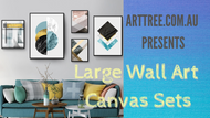 Large Wall Art Canvas Sets Video