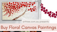 Buy Floral Canvas Painting Video