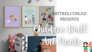 Children Wall Art Prints Video for Home Décor