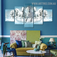 White Art Prints for Spaces to Look Airy and Spacious