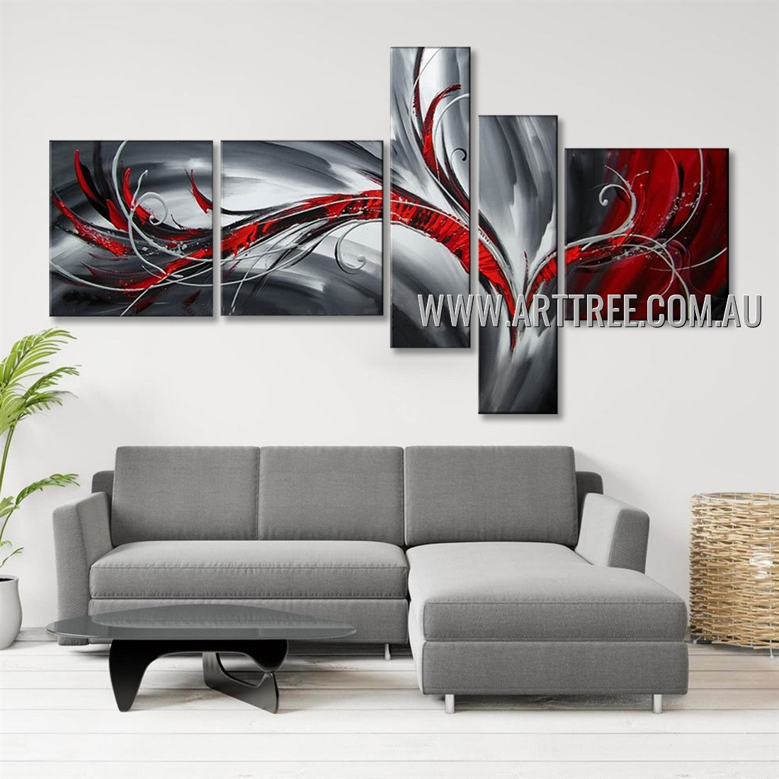 Buy 5 Panel Canvas Painting 35 OFF Large Framed Paintings