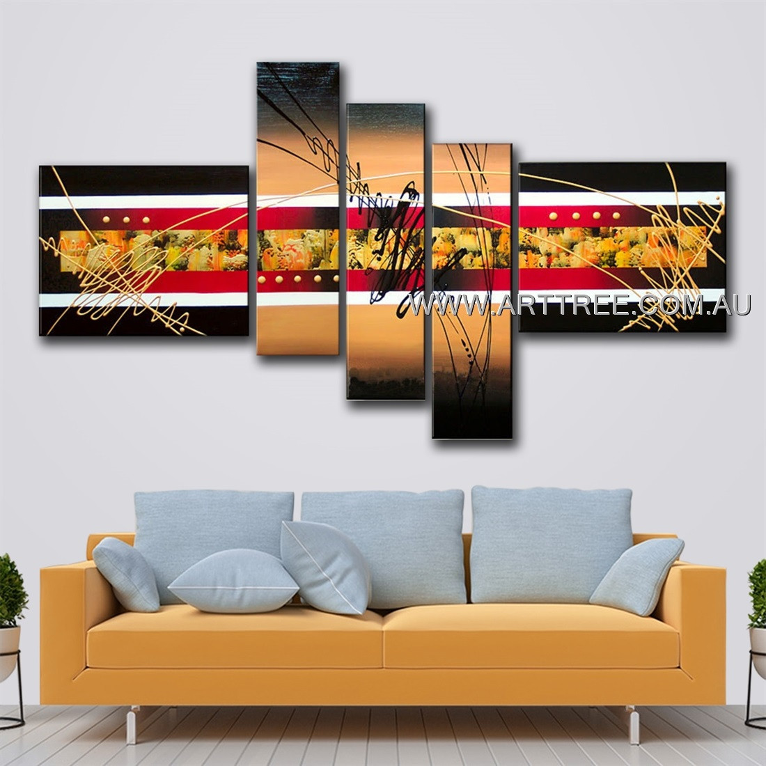 Buy 5 Panel Canvas Painting 35 OFF Large Framed Paintings