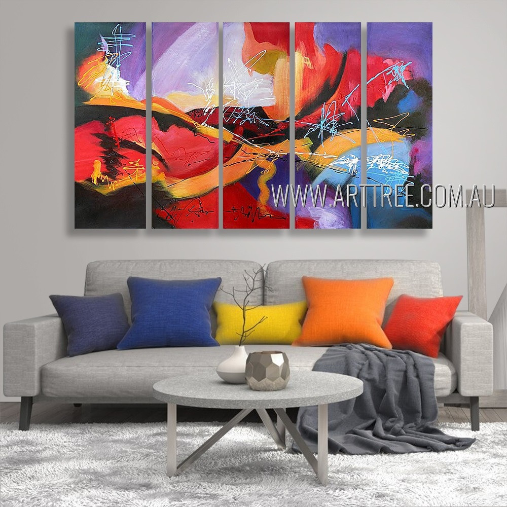 Buy 5 Panel Canvas Painting 35 OFF Large Framed Paintings