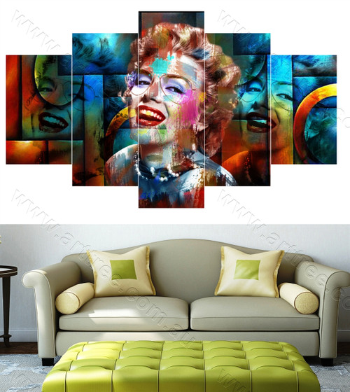 Colorful Marilyn Monroe