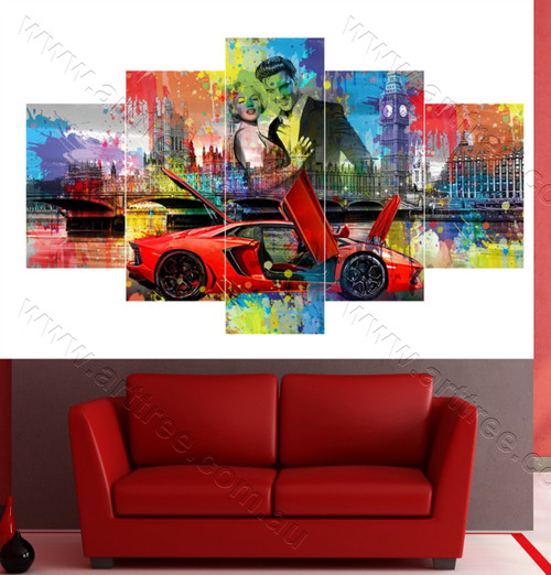 Marilyn Monroe with Ferrari