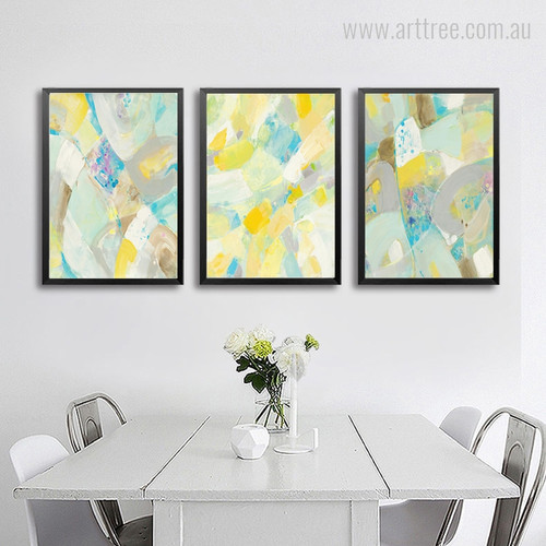 Abstract Marble Rock Sunspots Wall Art