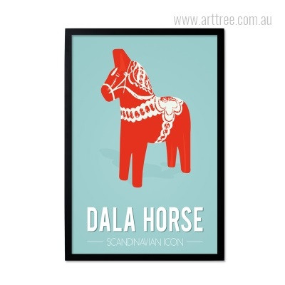 Dala Horse Scandavian Icon Quote