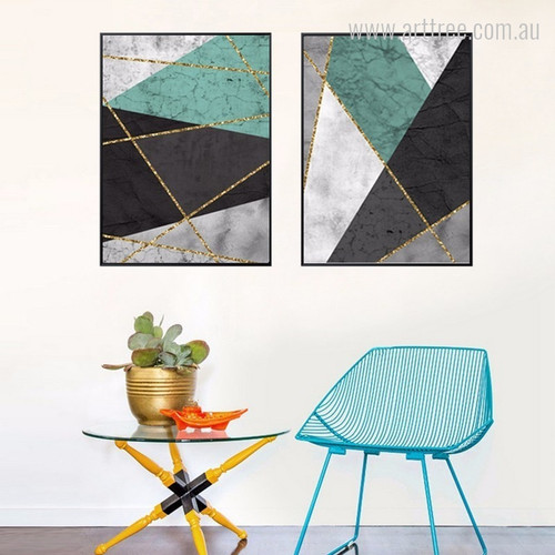 Abstract Geometric Designs Wall Art