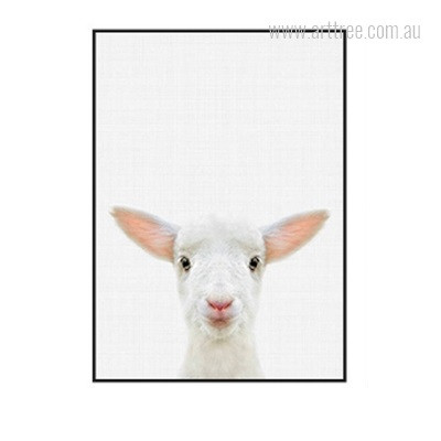 Kawaii Sheep Animal Cute Photo Canvas