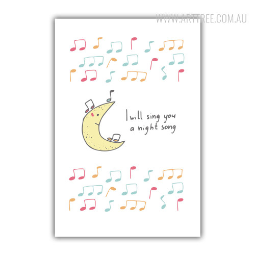 I Will Sing You A Night Song Art for Children's Rooms