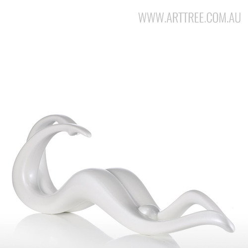 Butterfly Stroke Swimming Posture Miniature Fiber Glass Sculpture