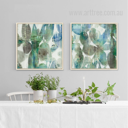 Abstract Botanical 2 piece Wall Art Set