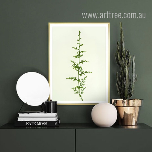 Green Ferns Plant Digital Art