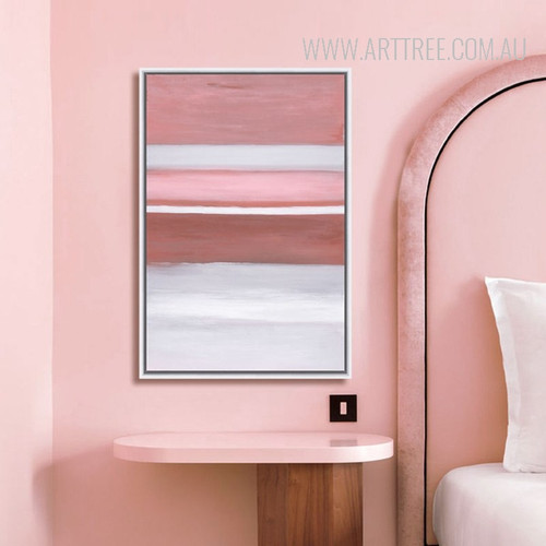 Modern Pink Color Shot Canvas Print