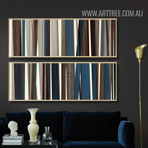 Abstract Colors Striped Pattern Digital Art