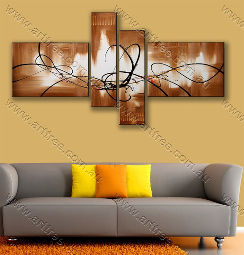 Beautiful interior artwork black lines