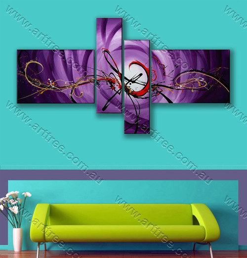 home decor painting Purple Base
