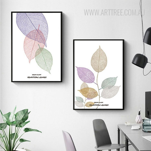 Beautiful Leaves Rolled Canvas Prints