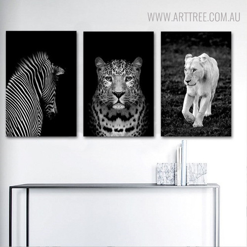 Woodland Animals Picture Print for Room Decoration