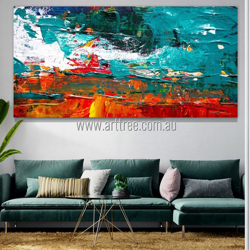 Little Mix Abstract Modern Heavy Texture Stretched Artist Handmade Canvas Acrylic Painting For Living Room Decoration Ideas