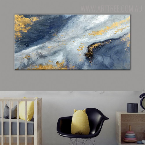 Vibrant Abstract Handpainted Canvas for Lounge Room Wall Disposition