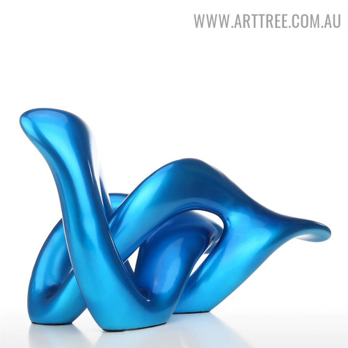 ZigZag Abstract Resin Statue for Sale