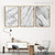 Abstract Grey Marble Canvas Print